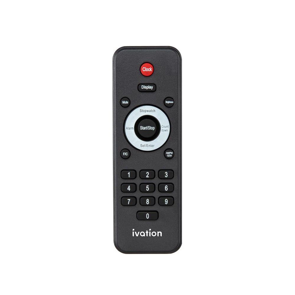 Replacement Remote Control For IVATION OUTDOOR LED Clocks - Check Compatible Models
