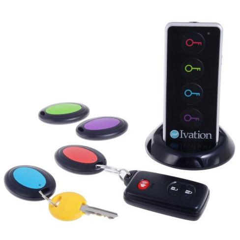 Ivation Wireless Rf Item Locator/Key Finder w/ Led Flashlight & Base Support