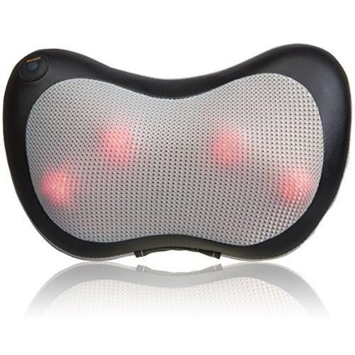 Ivation Quad-Point Shiatsu Deep-Kneading Massage Pillow w/Switchable Heat