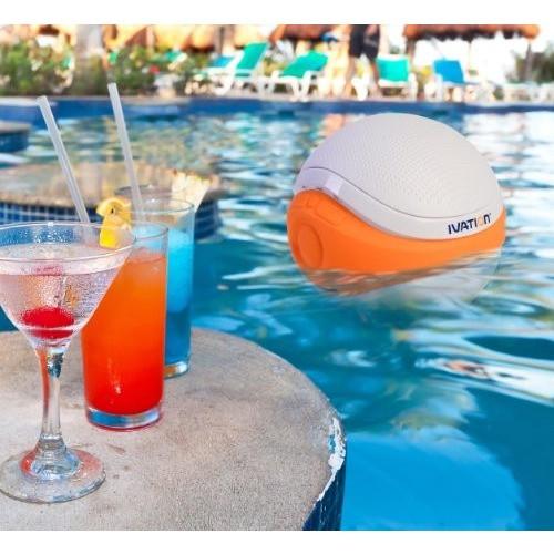 Ivation Ivation Waterproof Bluetooth Floating Speaker, White