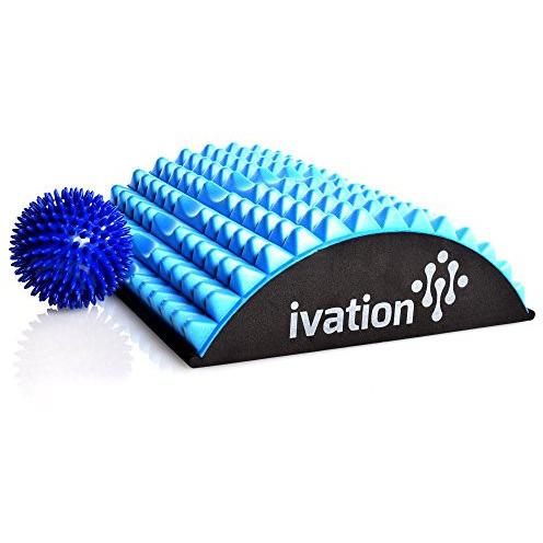 Ivation Lumbar Back Stretcher Device For Chronic Lower Back Pain