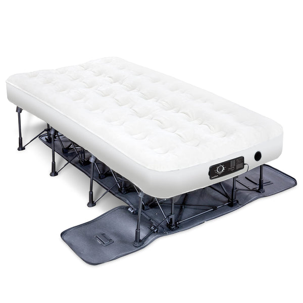 Ivation EZ-Bed Air Mattress, Twin Size Air Mattress with Built In Pump & Deflate Defender